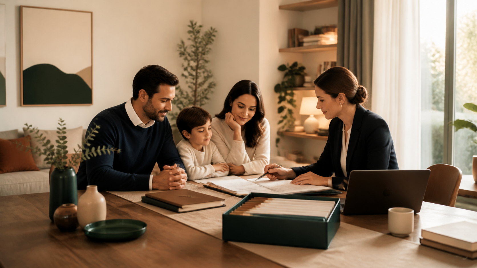 Aile hukuku dosyasında güvenli dijital delil ve mahremiyet dengesini anlatan editoryal görsel
